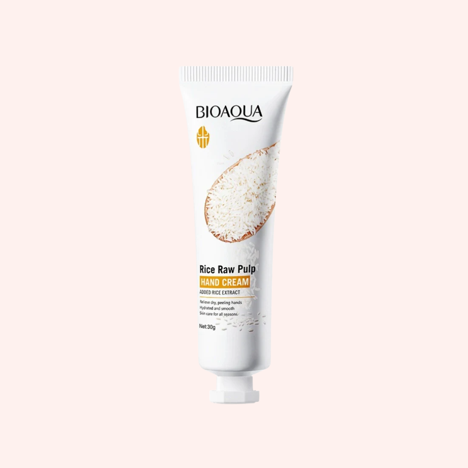BIOAOUA Rice Hand Cream Moisturizing & Nourishing 30g