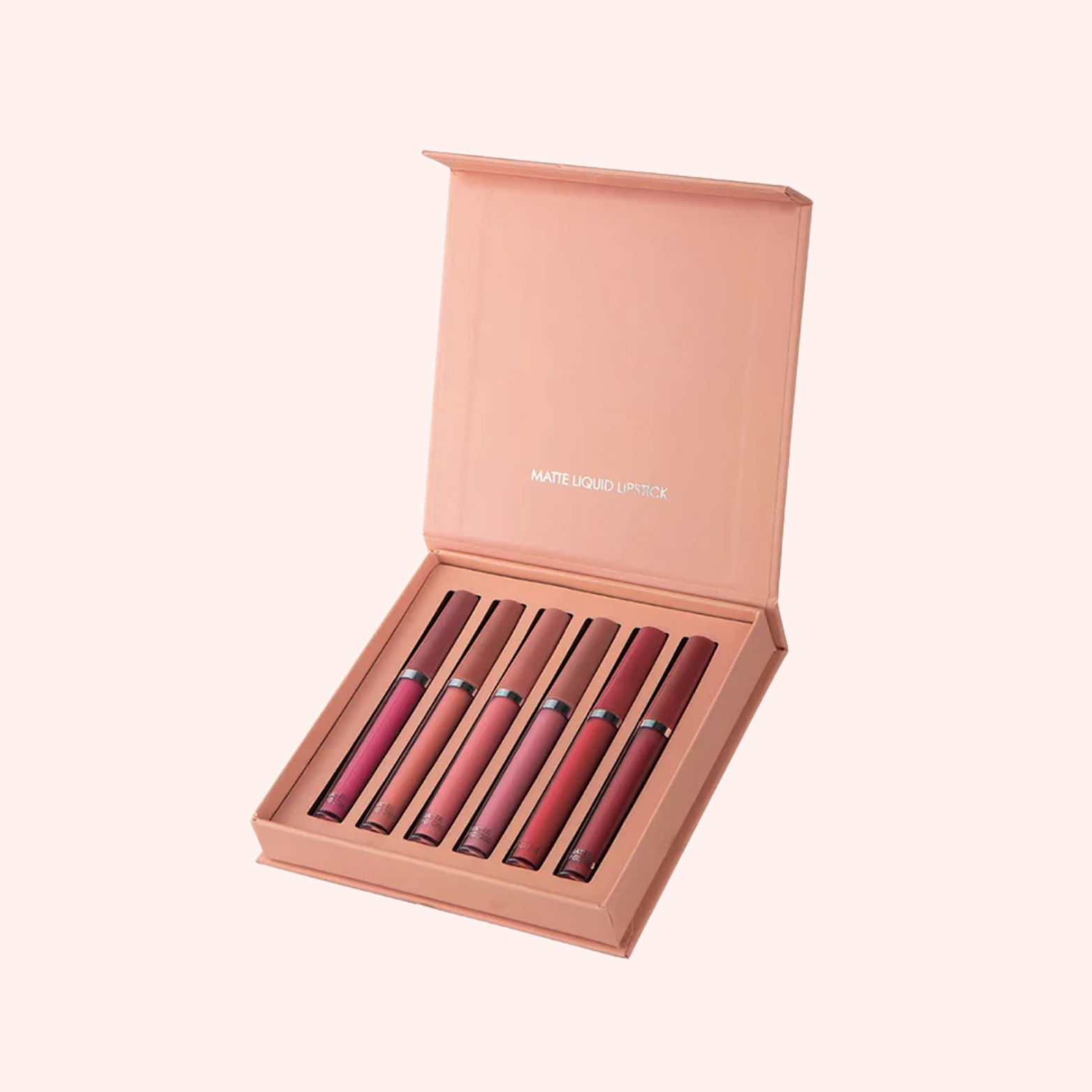 MAXFINE 6 Color Matte Lip Gloss Set Waterproof