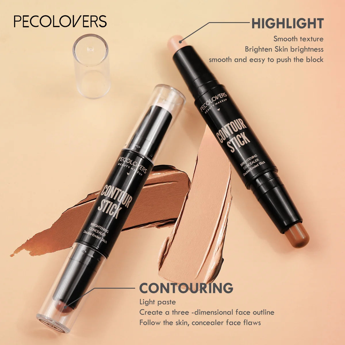 Double Head Contour Stick Highlighter & Concealer