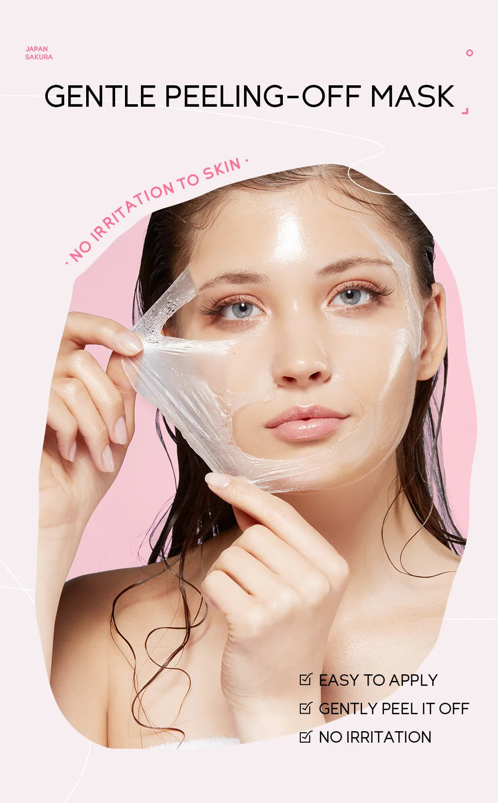 LAIKOU 24K Gold Sakura Peel Off Face Mask