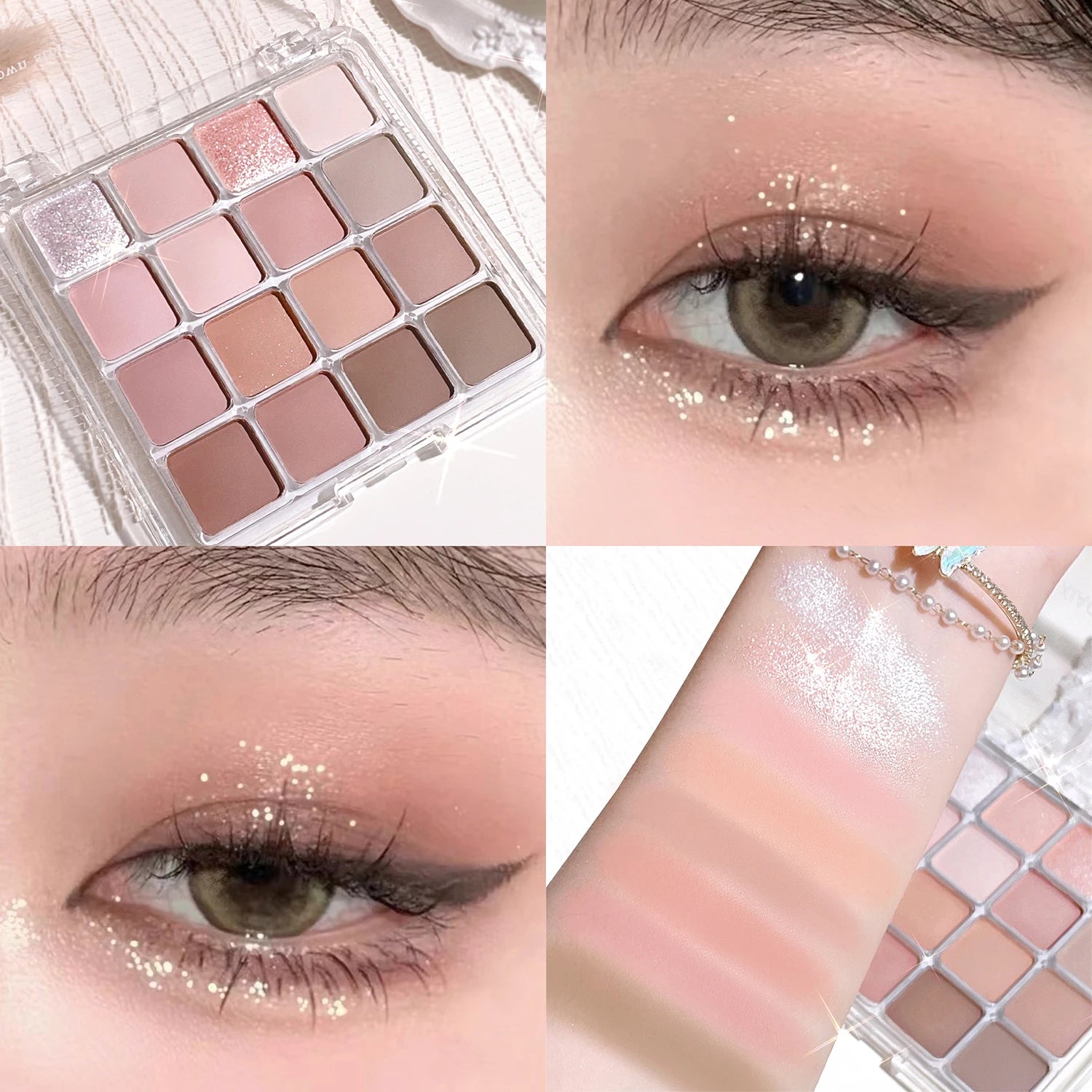 16 Color Sunset Earth Tone Eyeshadow Palette