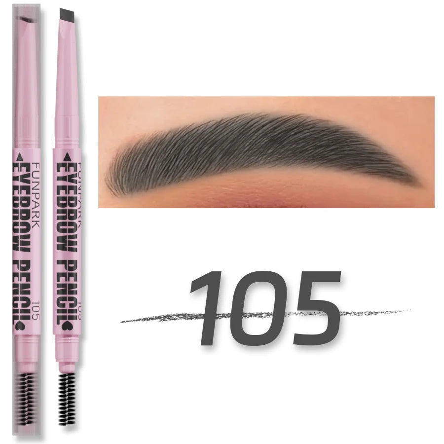 FUNPARK 2-in-1 Waterproof Eyebrow Pencil & Brush