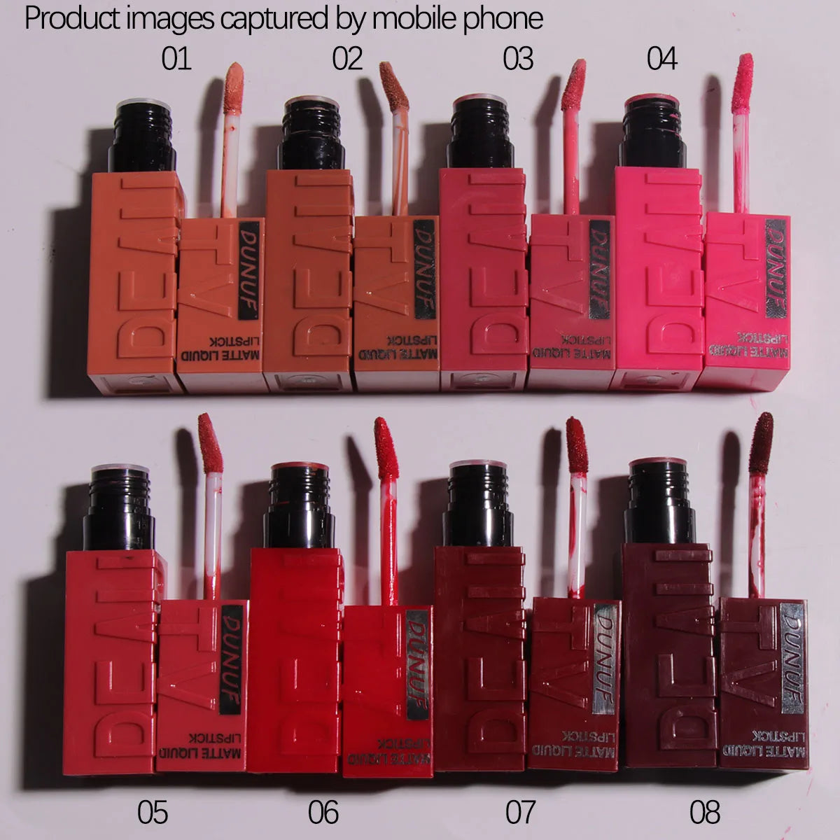DUNUF Velvet Matte Waterproof Lip Gloss