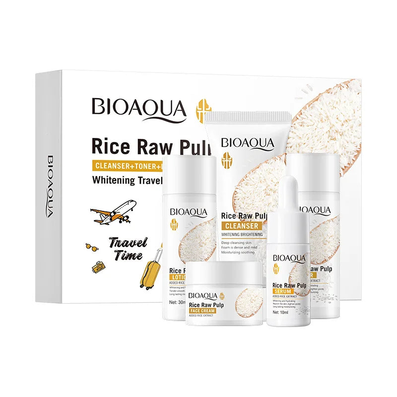 Rice Puree Brightening Hydrating Skincare Set