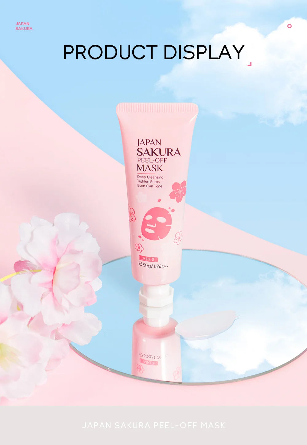 LAIKOU 24K Gold Sakura Peel Off Face Mask