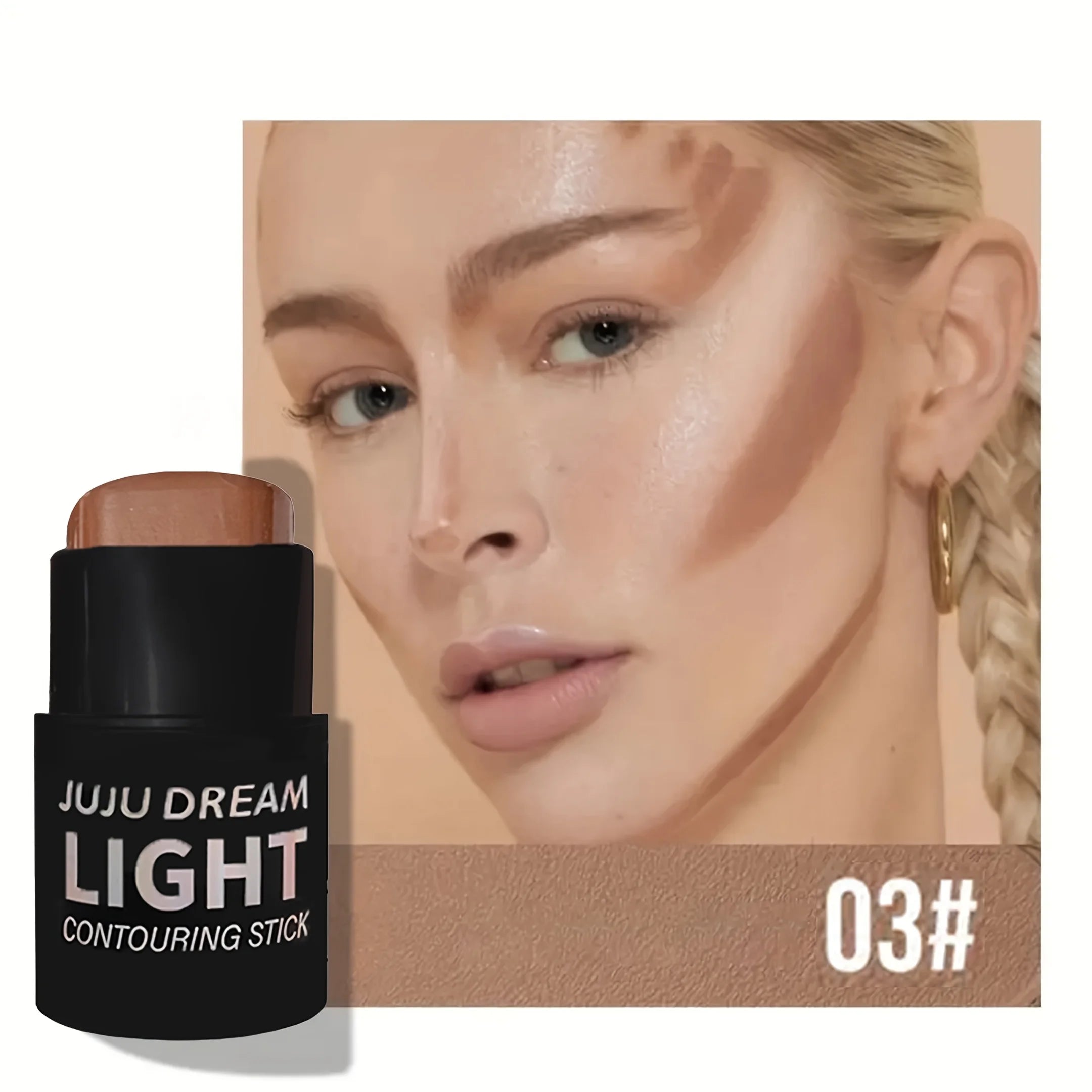 Long-Lasting Matte Contour Stick Face Sculpting Cream