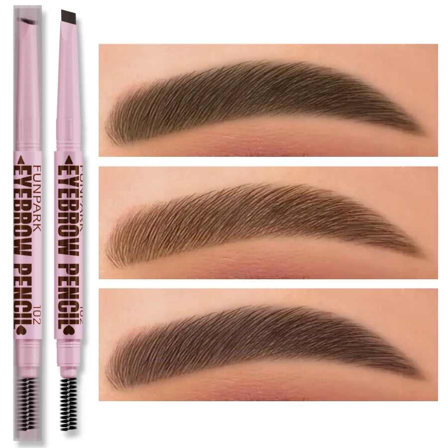 FUNPARK 2-in-1 Waterproof Eyebrow Pencil & Brush