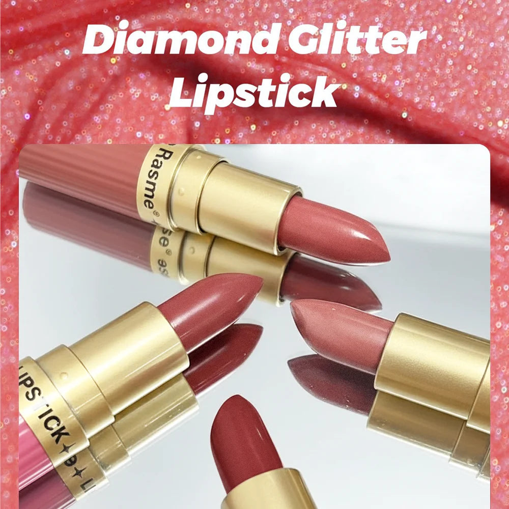 Pearlescent Pink Glitter Velvet Matte Lipstick