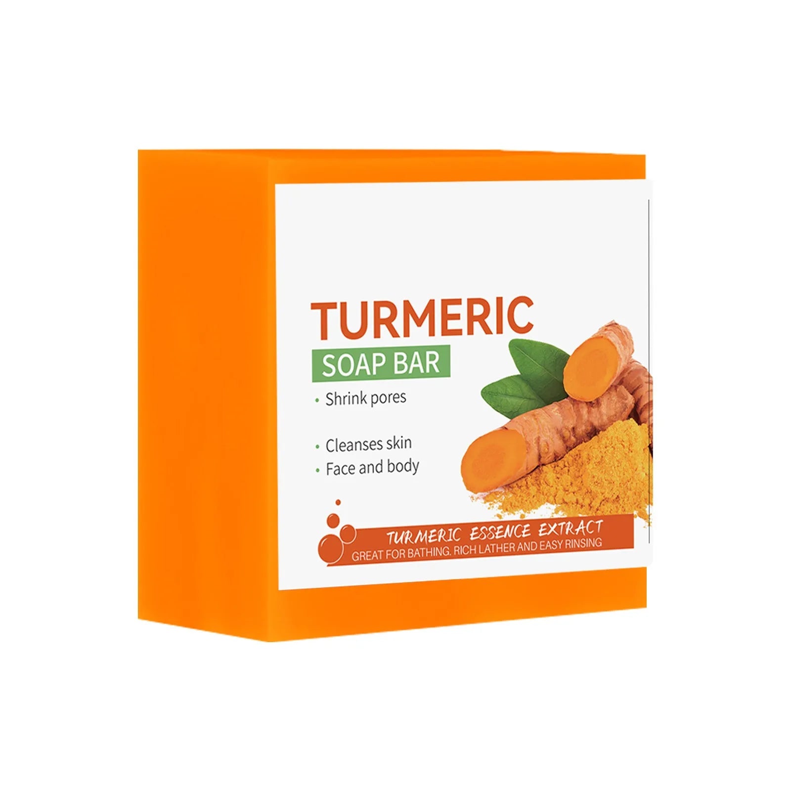 Handmade Turmeric Soap Brightening Skin Cleanser Bar