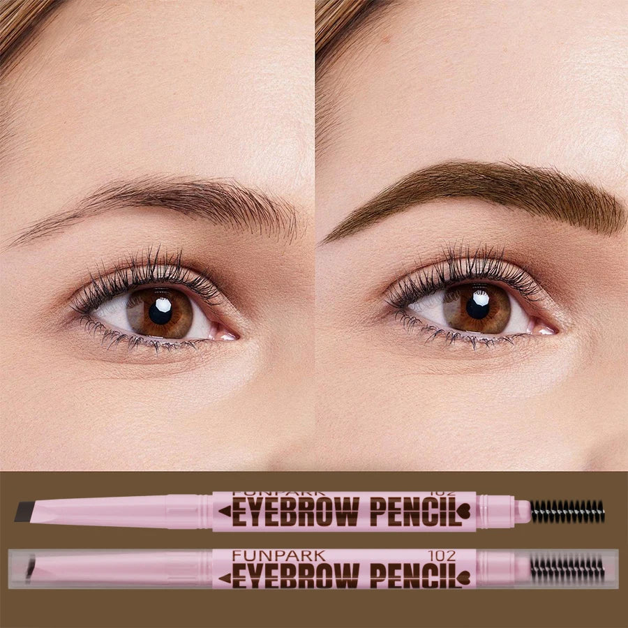 FUNPARK 2-in-1 Waterproof Eyebrow Pencil & Brush
