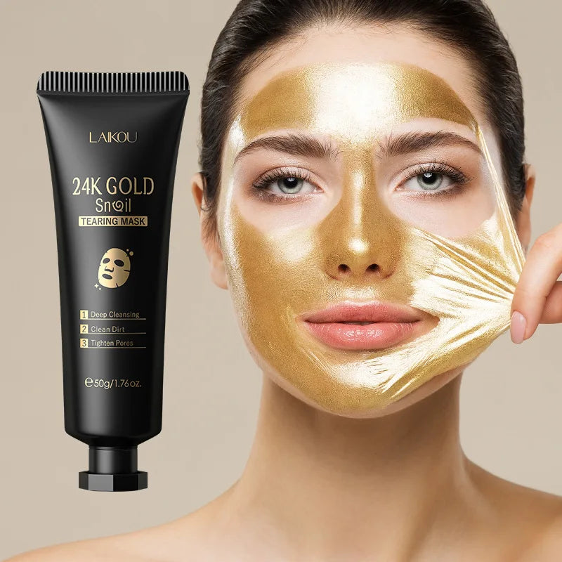 LAIKOU 24K Gold Sakura Peel Off Face Mask