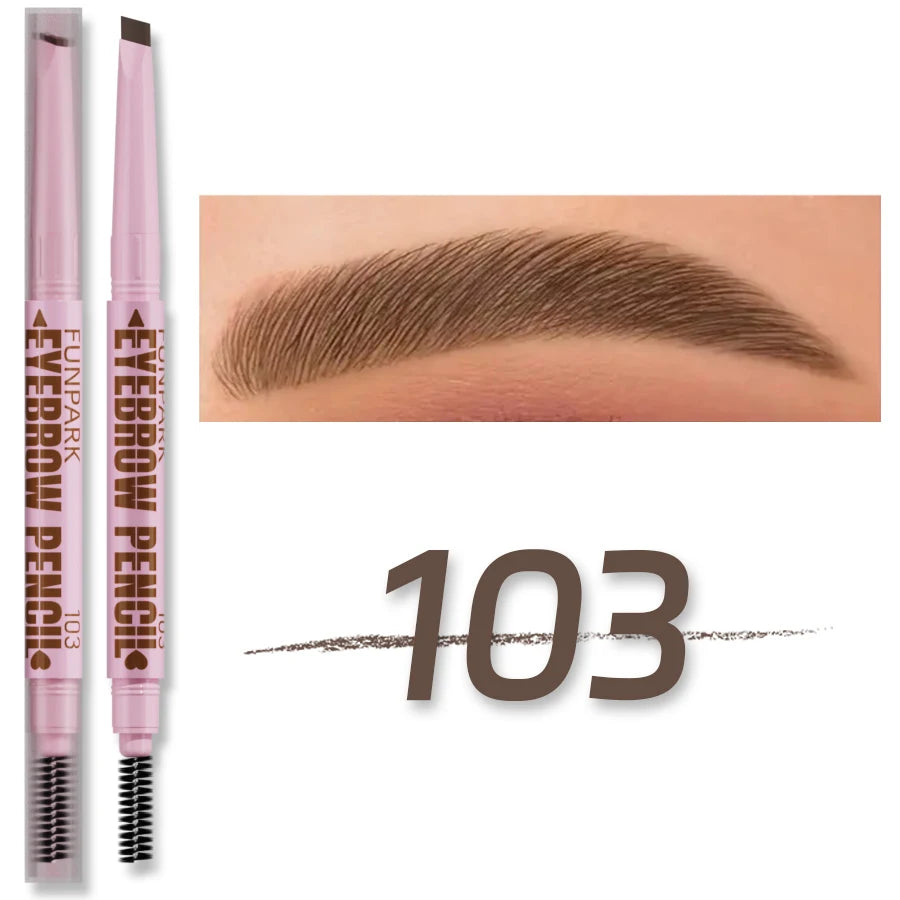 FUNPARK 2-in-1 Waterproof Eyebrow Pencil & Brush