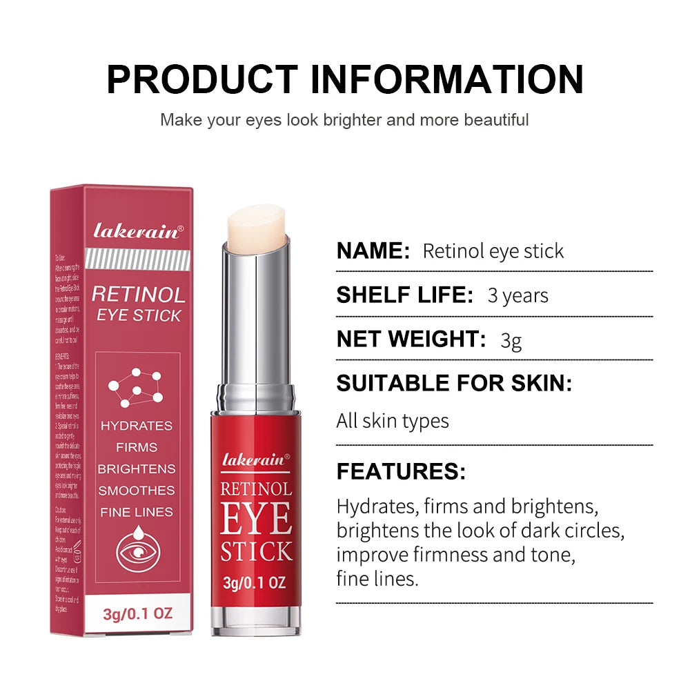Retinol Eye Cream Stick Dark Circle & Puffiness Repair