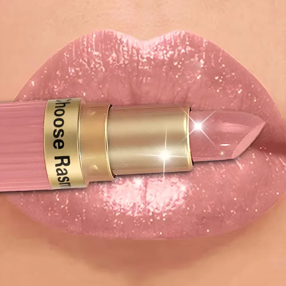 Pearlescent Pink Glitter Velvet Matte Lipstick