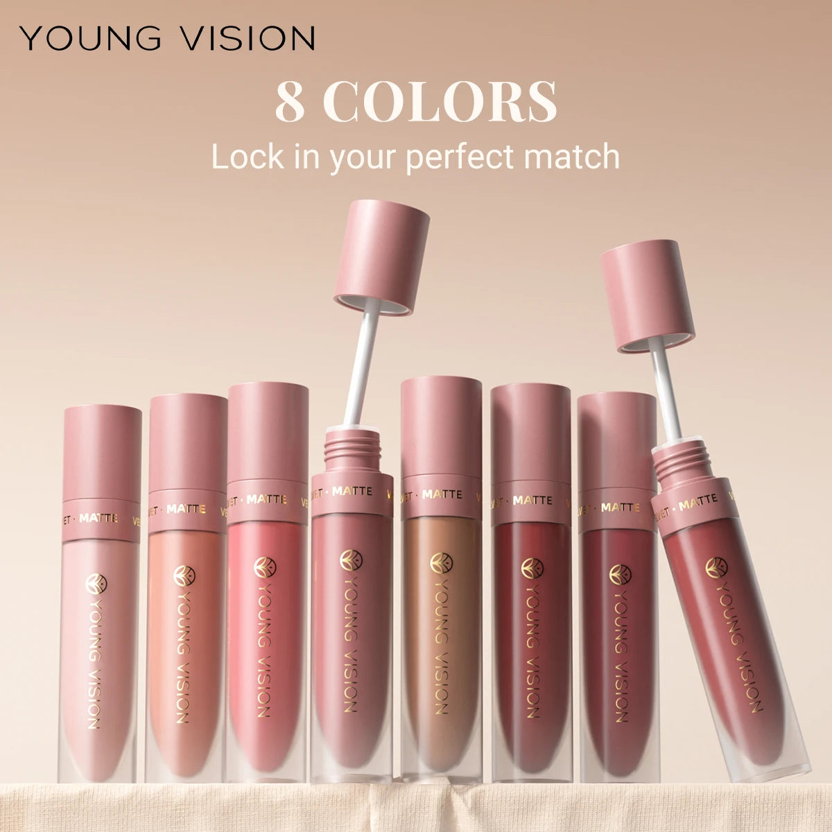DUNUF Velvet Matte Waterproof Lip Gloss