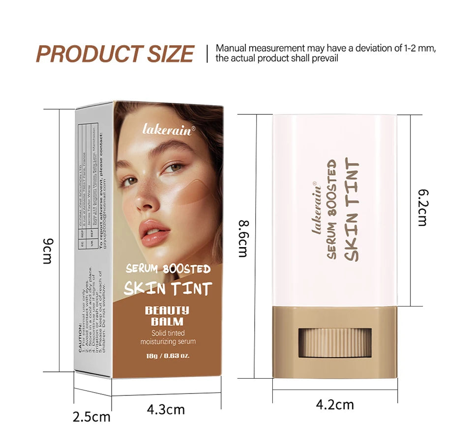 Lakerain Serum Skin Tint Stick Foundation Waterproof