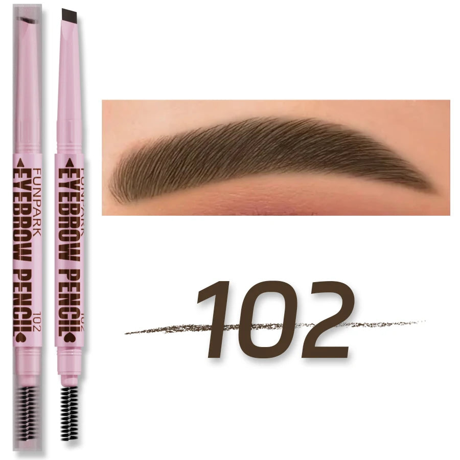 FUNPARK 2-in-1 Waterproof Eyebrow Pencil & Brush