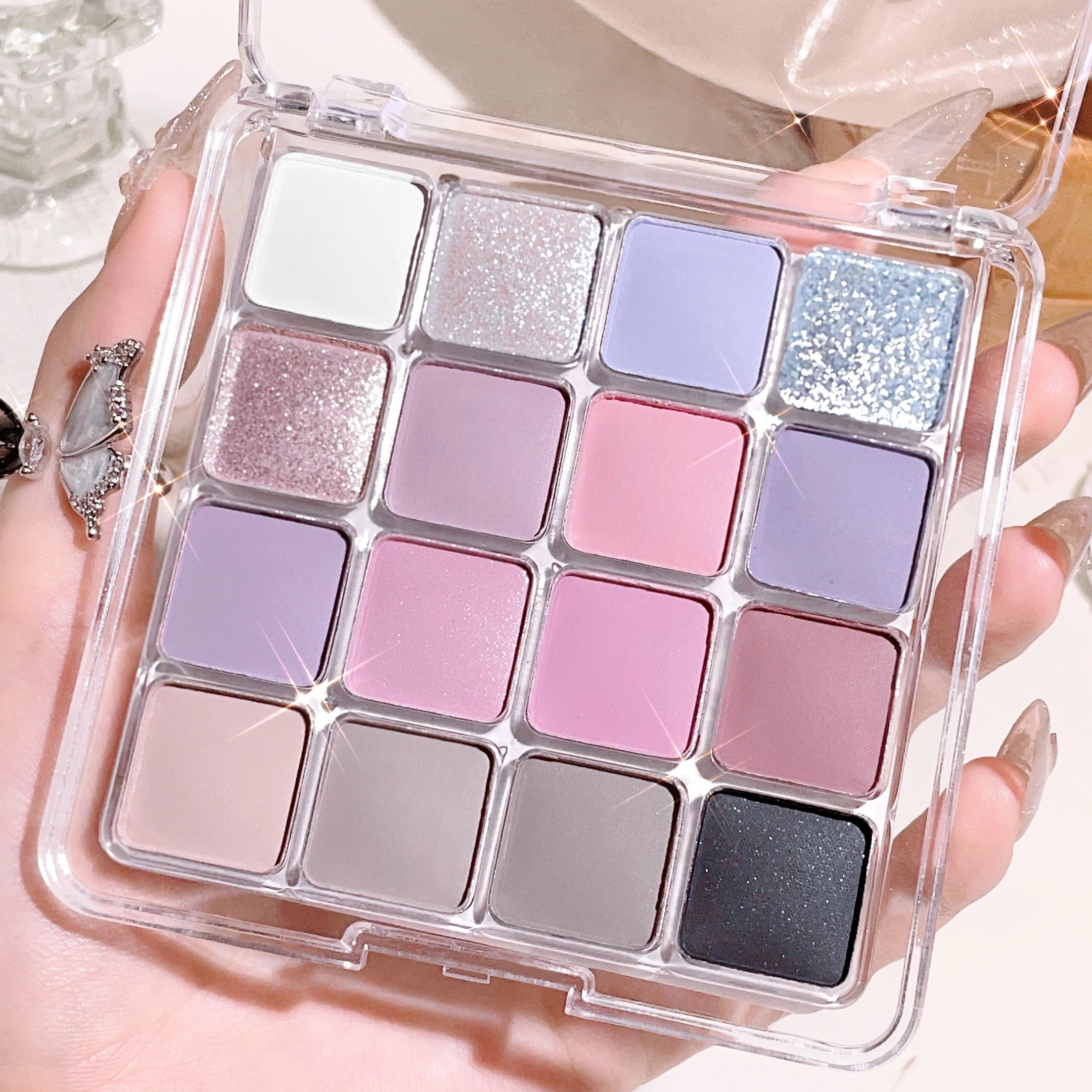 16 Color Sunset Earth Tone Eyeshadow Palette