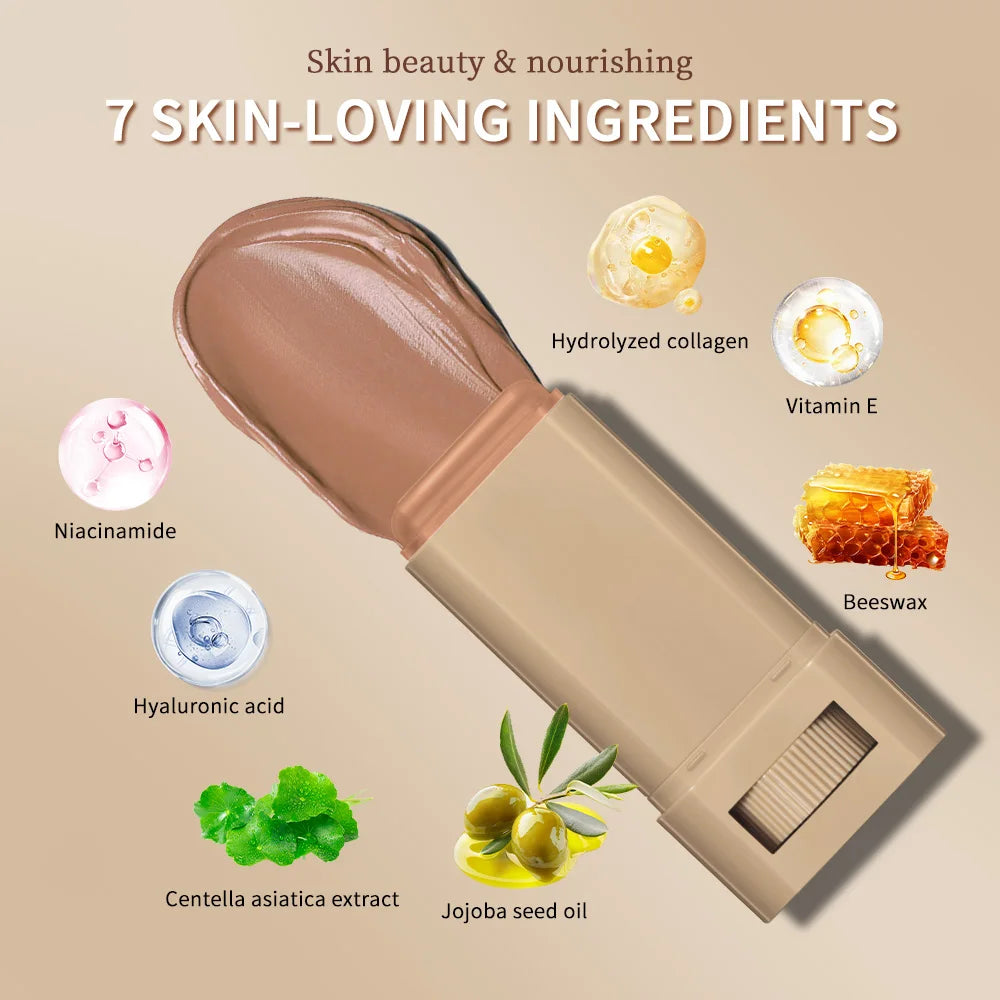 Lakerain Serum Skin Tint Stick Foundation Waterproof
