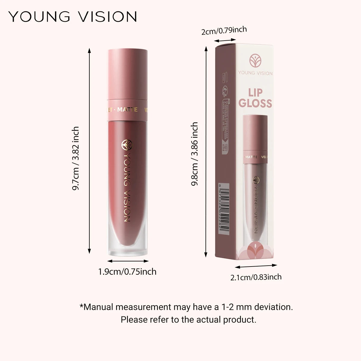 DUNUF Velvet Matte Waterproof Lip Gloss