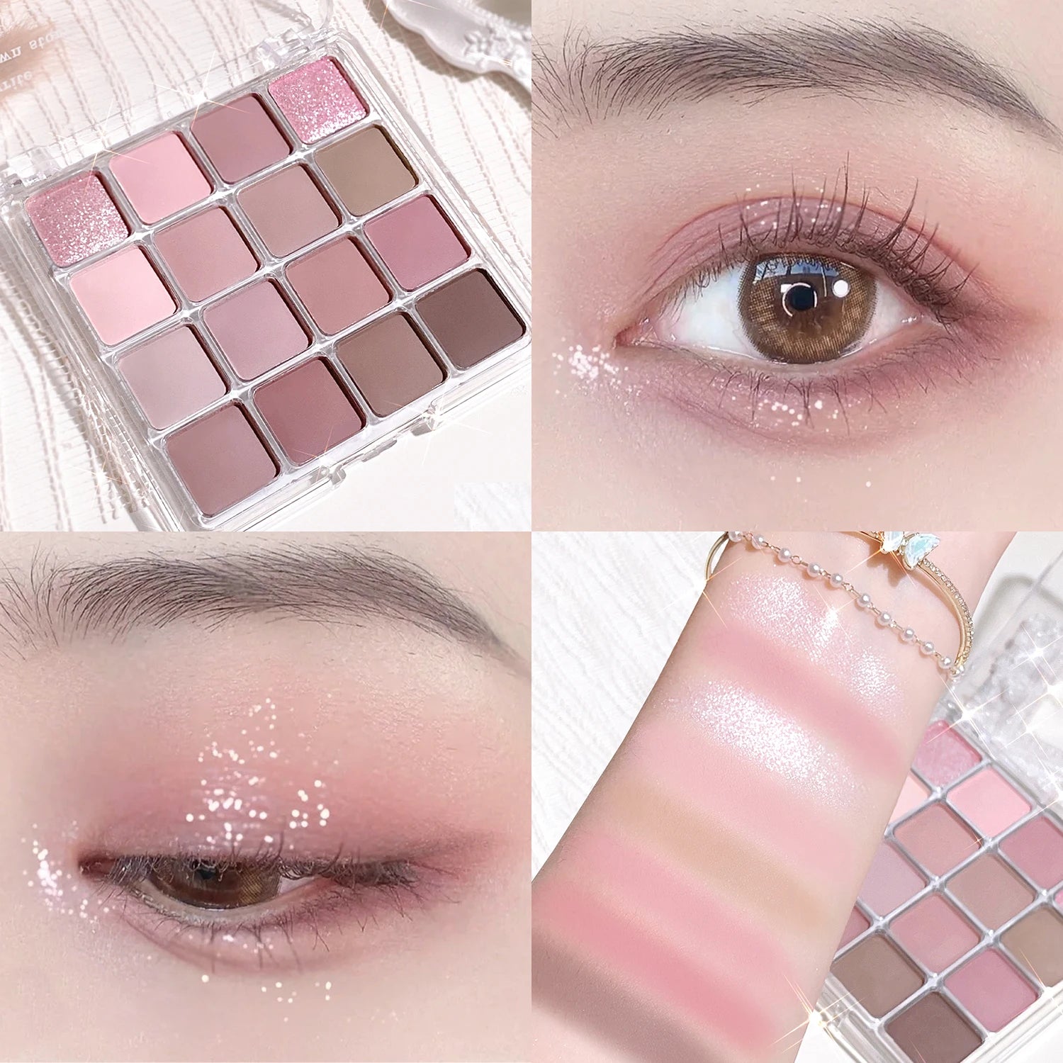 16 Color Sunset Earth Tone Eyeshadow Palette