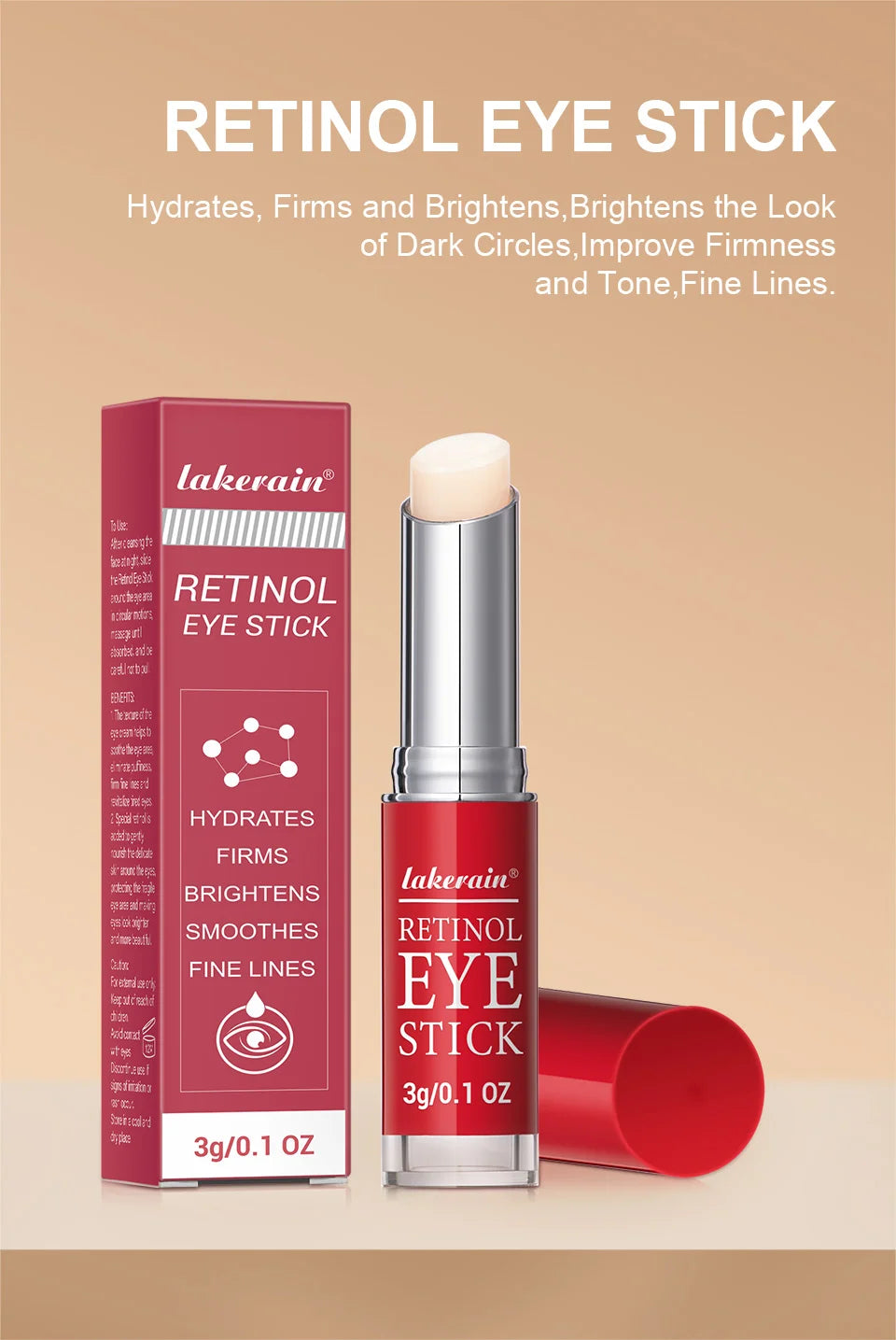 Retinol Eye Cream Stick Dark Circle & Puffiness Repair