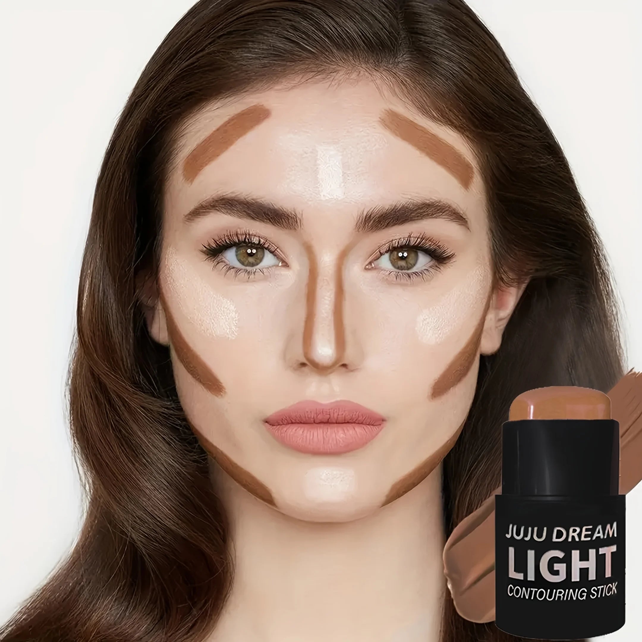 Long-Lasting Matte Contour Stick Face Sculpting Cream