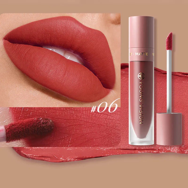DUNUF Velvet Matte Waterproof Lip Gloss