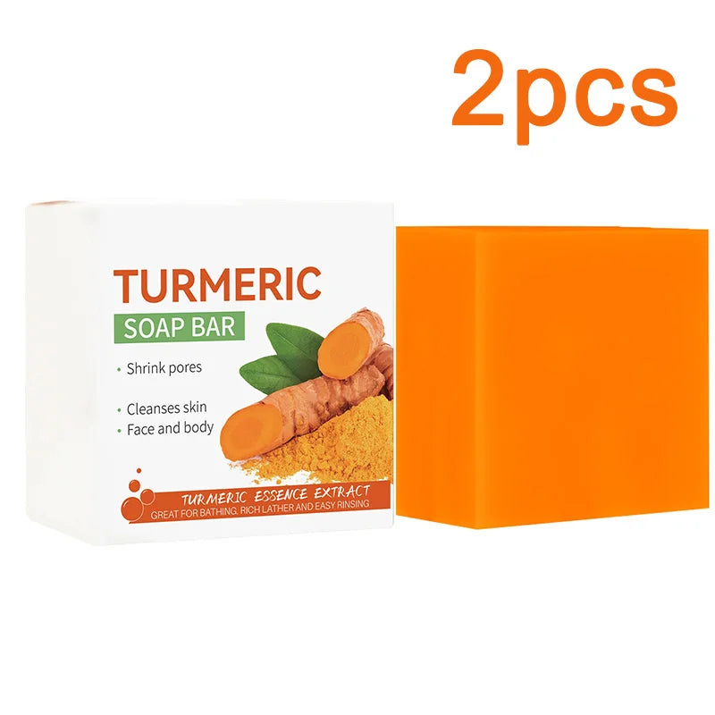 Handmade Turmeric Soap Brightening Skin Cleanser Bar