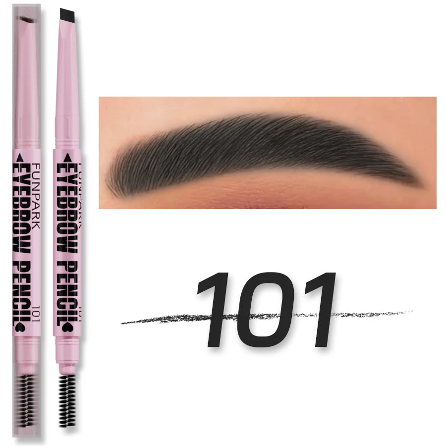 FUNPARK 2-in-1 Waterproof Eyebrow Pencil & Brush