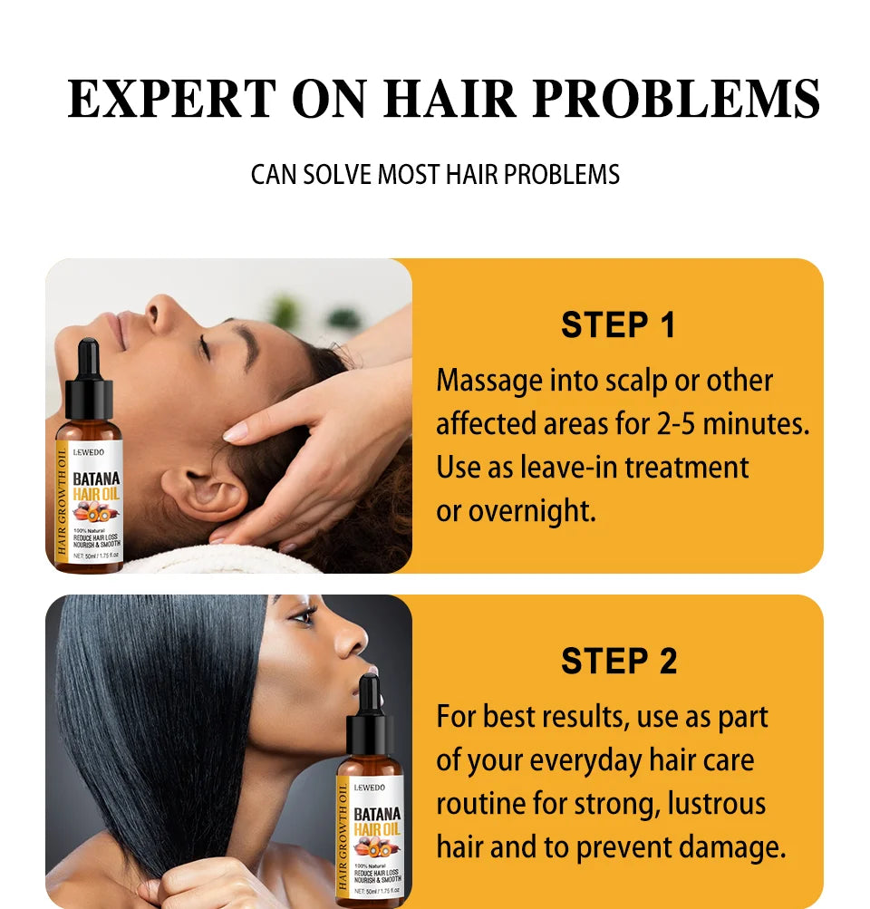 Lewedo Pure Batana Oil Hair Growth Treatmen