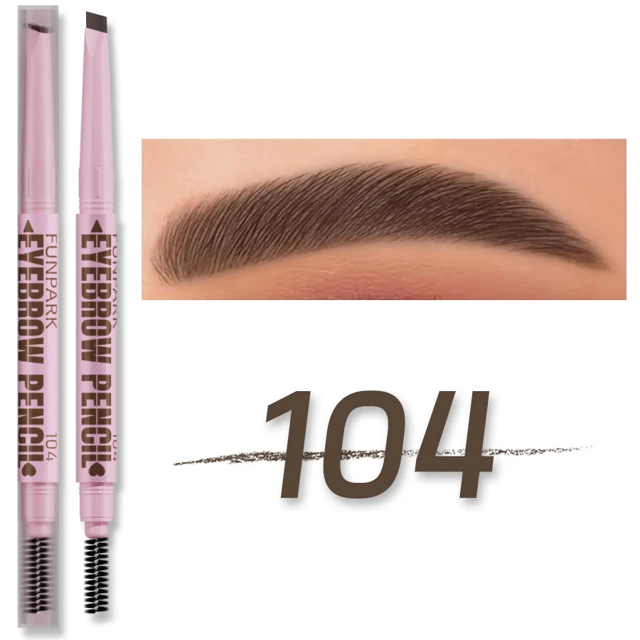 FUNPARK 2-in-1 Waterproof Eyebrow Pencil & Brush