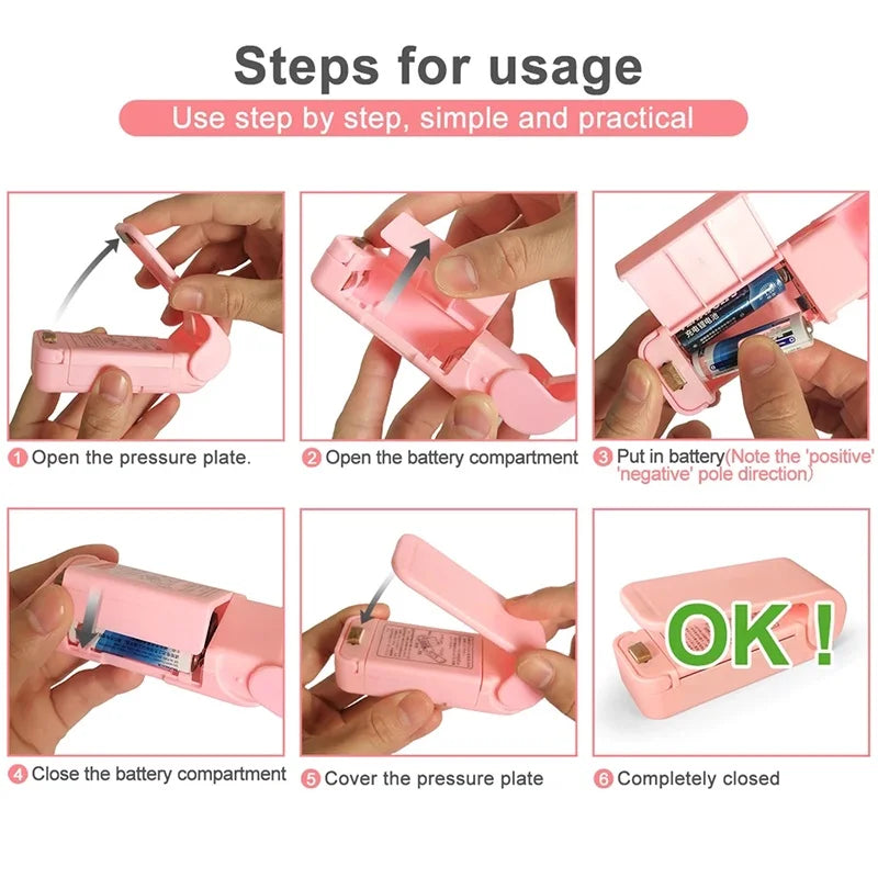 Mini Heat Bag Sealer Portable Food Bag Sealing Machine