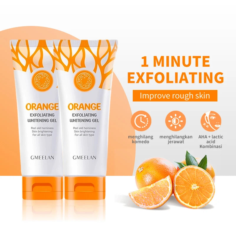 Orange Exfoliating Gel Brightening Dead Skin Remover 50g