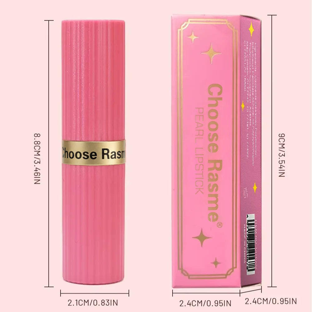 Pearlescent Pink Glitter Velvet Matte Lipstick