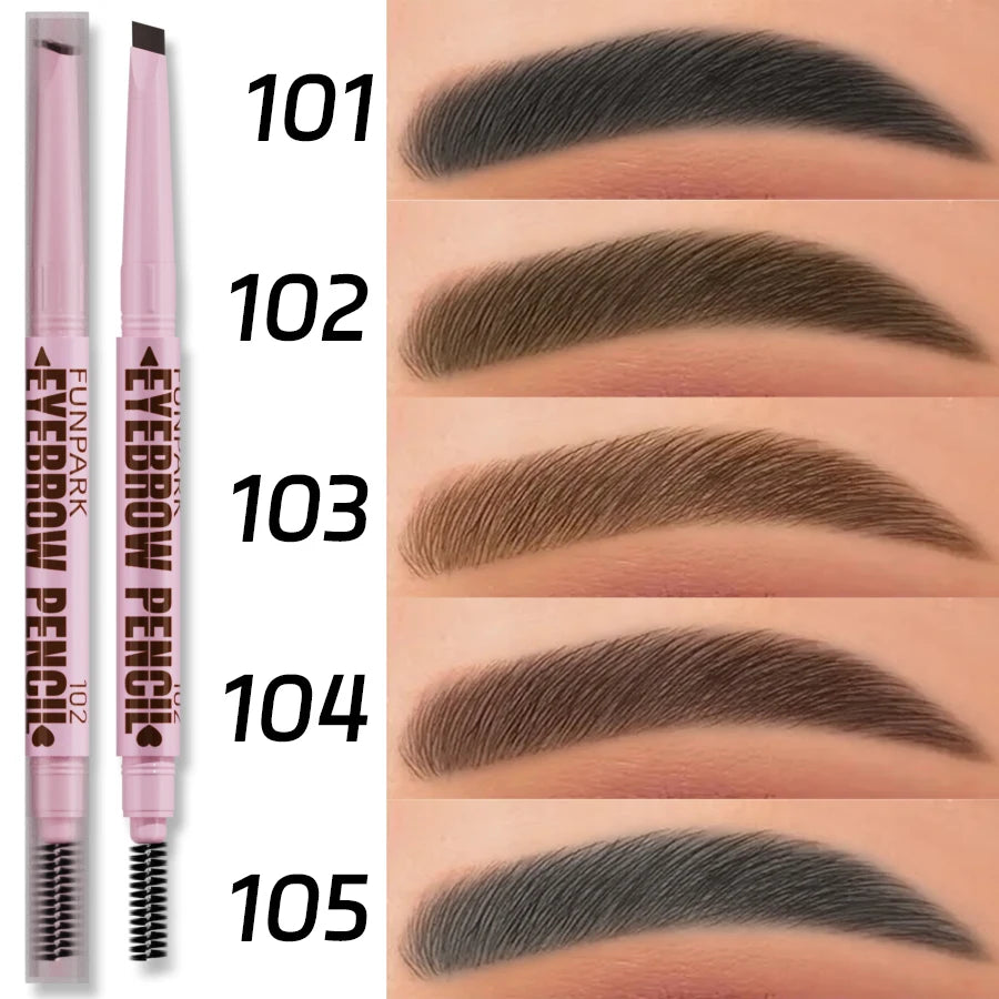 FUNPARK 2-in-1 Waterproof Eyebrow Pencil & Brush