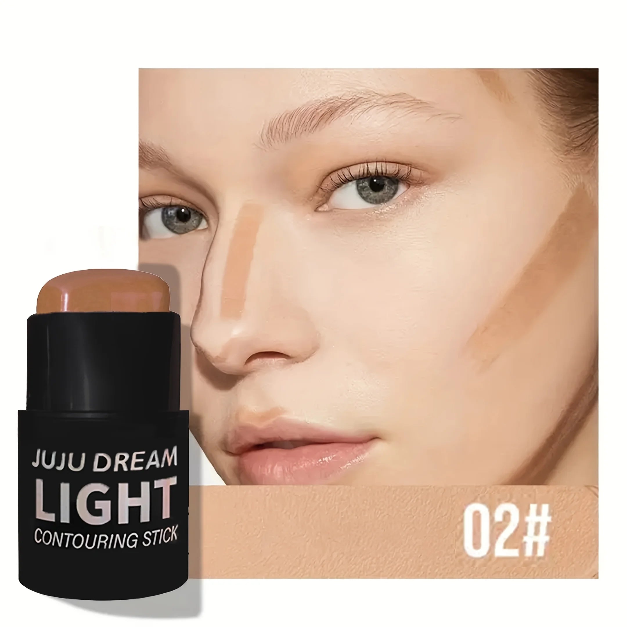 Long-Lasting Matte Contour Stick Face Sculpting Cream