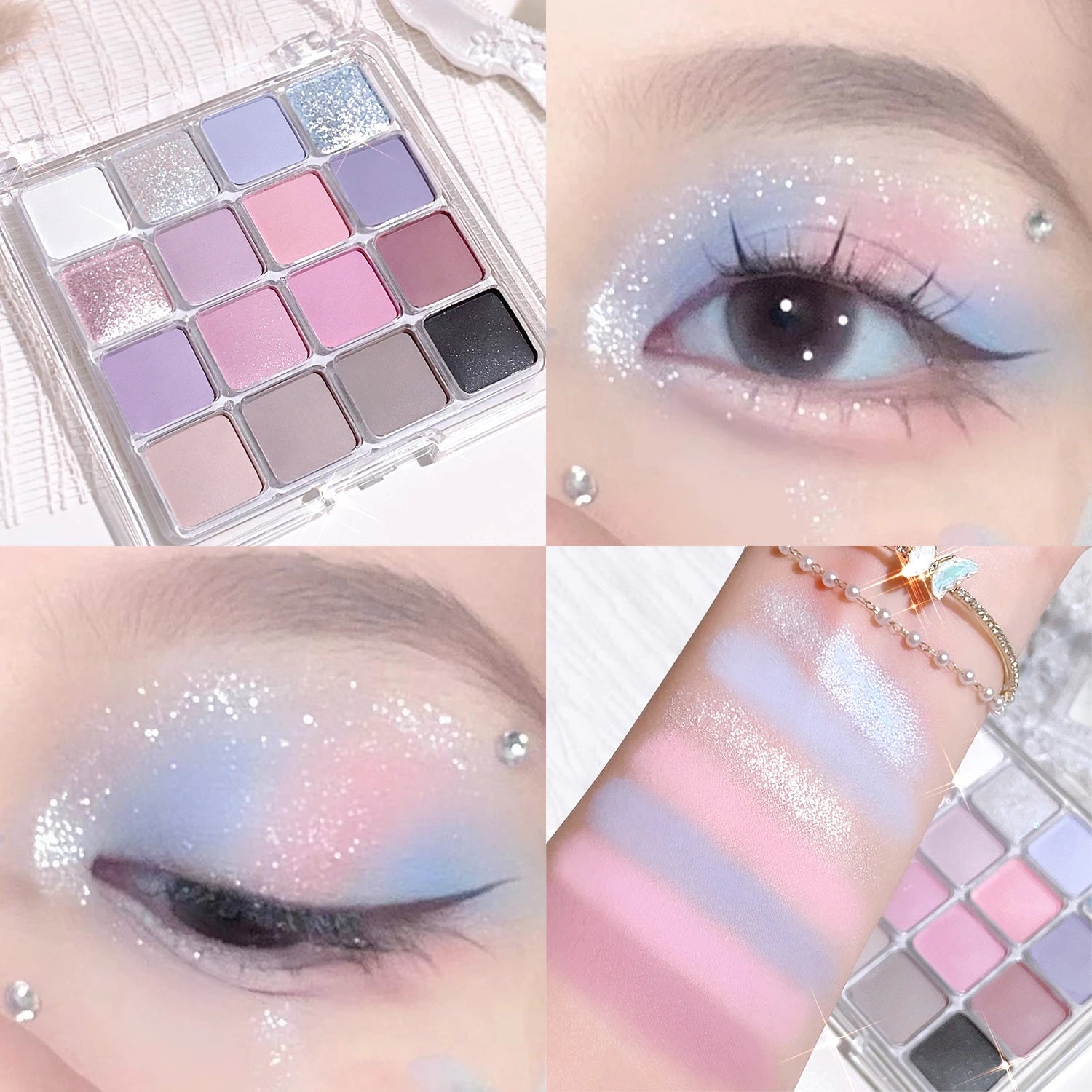 16 Color Sunset Earth Tone Eyeshadow Palette
