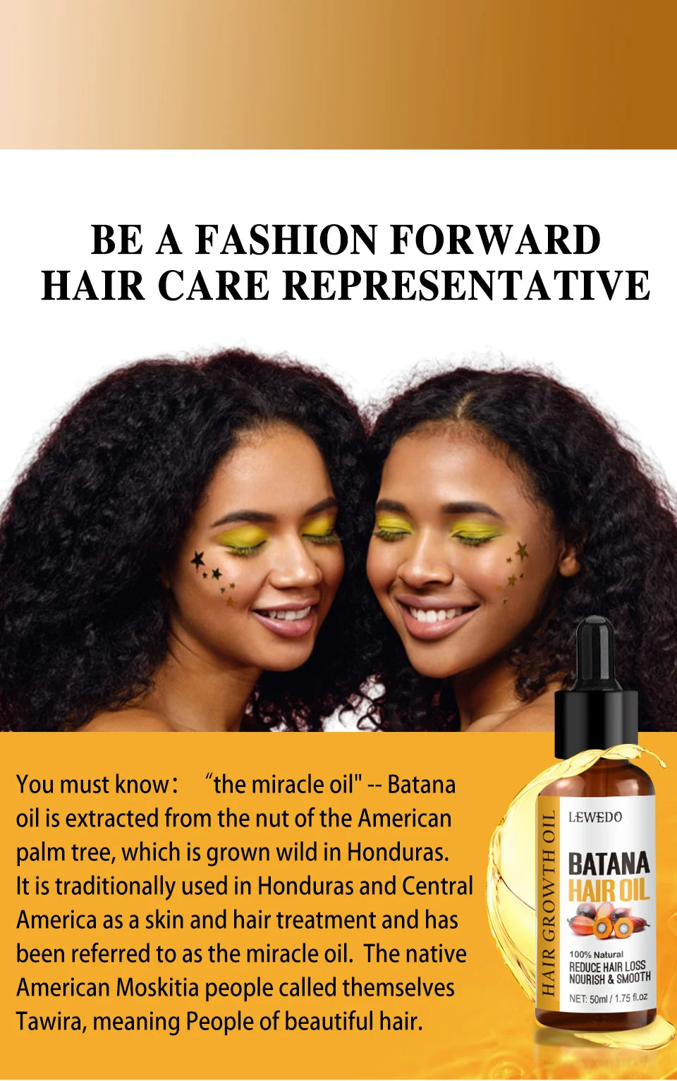 Lewedo Pure Batana Oil Hair Growth Treatmen