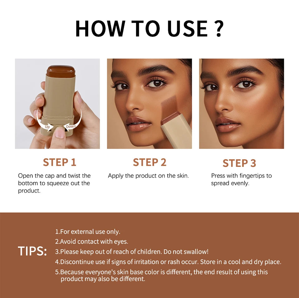 Lakerain Serum Skin Tint Stick Foundation Waterproof